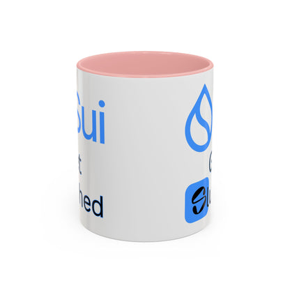 Sui: Get Slushed White Accent Mug by cypherpunkgear.com