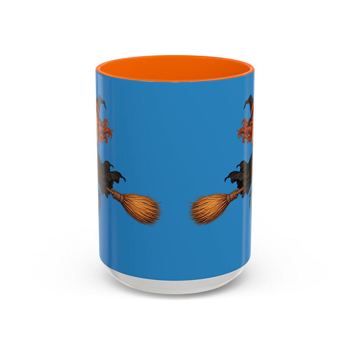 Hazel Hex Blue Accent Mug by CreepyCrafts.boo