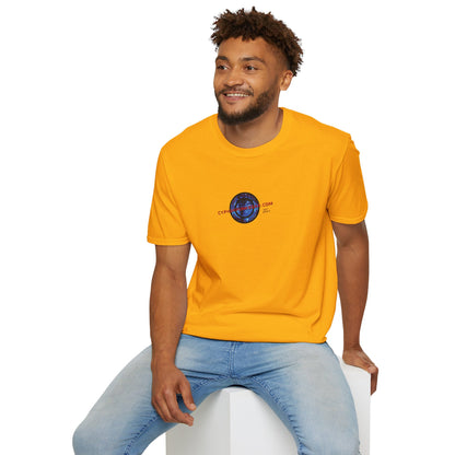 2-sided, cypherpunkgear.com logo Light colors Unisex T-Shirt by cypherpunkgear.com