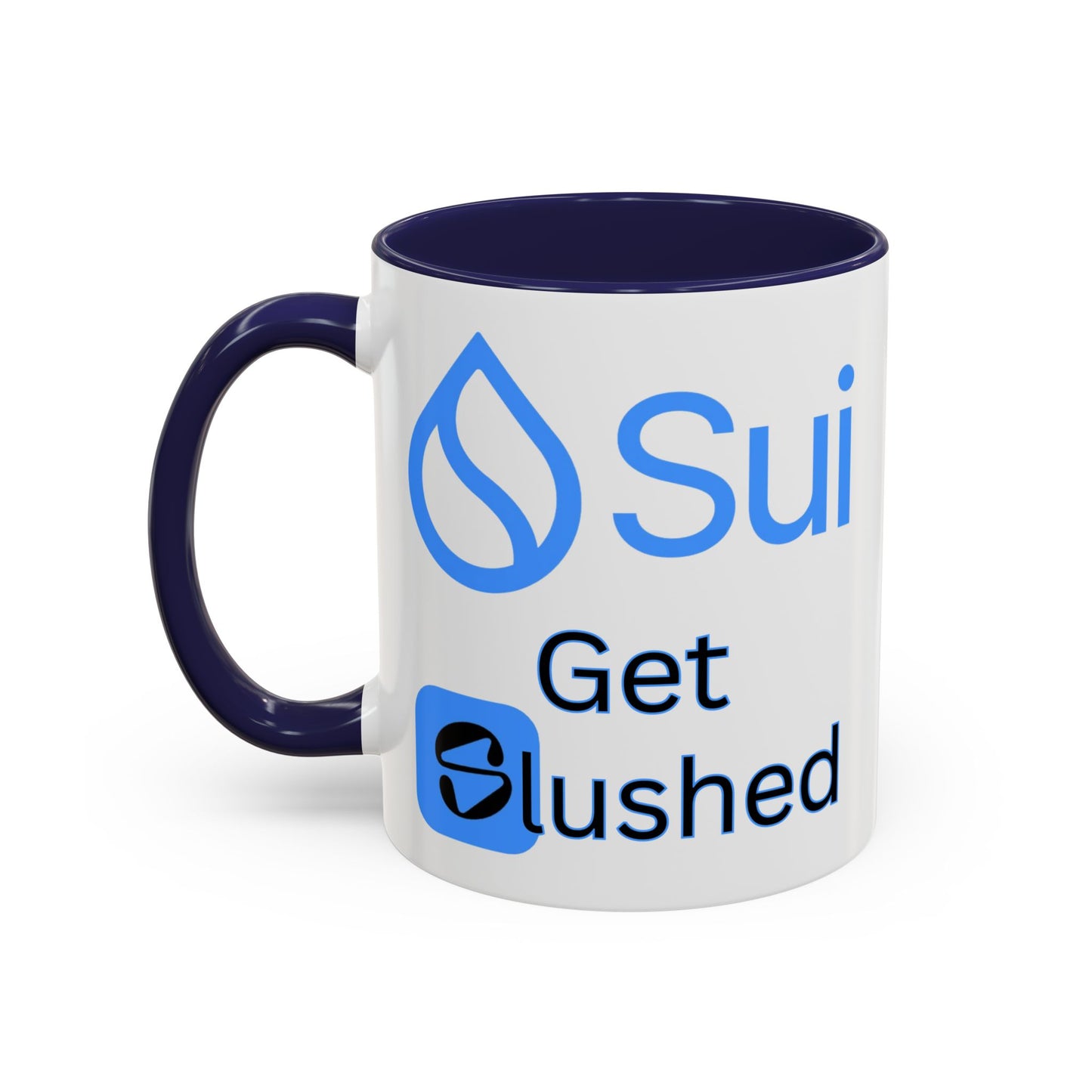 Sui: Get Slushed White Accent Mug by cypherpunkgear.com