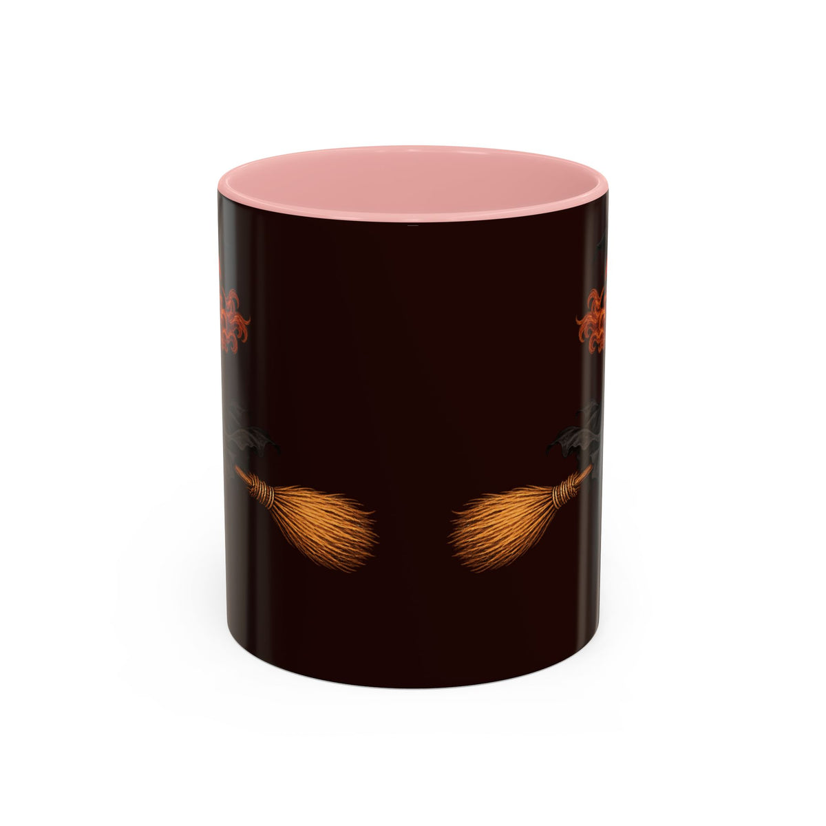 Hazel Hex Brown Accent Mug by CreepyCrafts.boo
