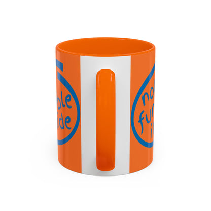 Non-Fungible Inside Orange Accent Mug by cypherpunkgear.com