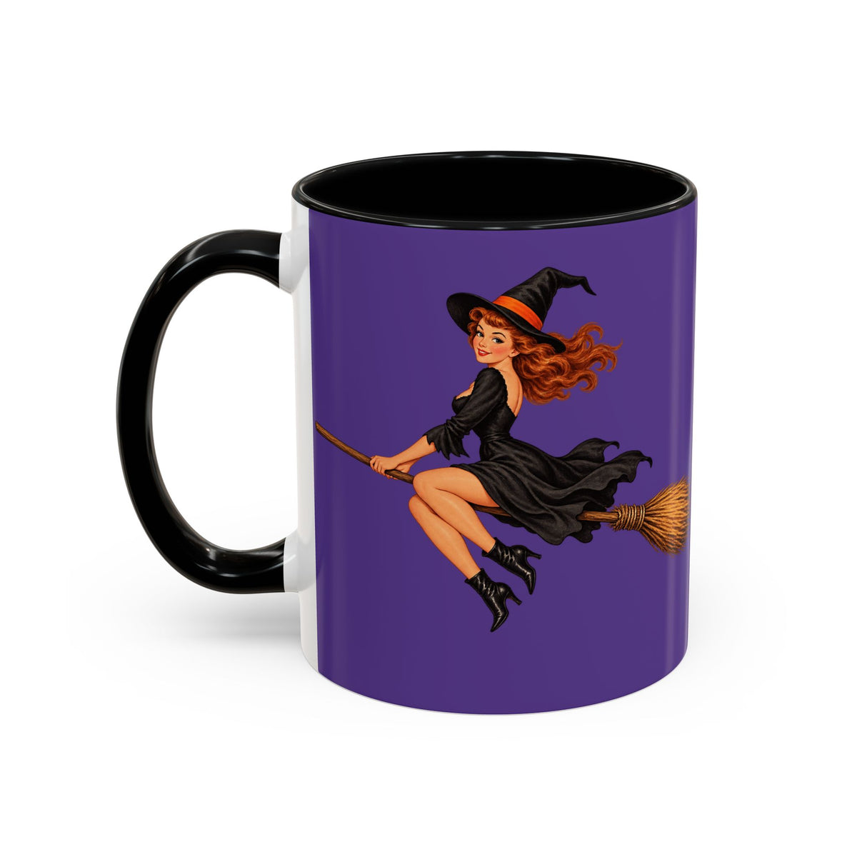 Hazel Hex Purple Accent Mug by CreepyCrafts.boo
