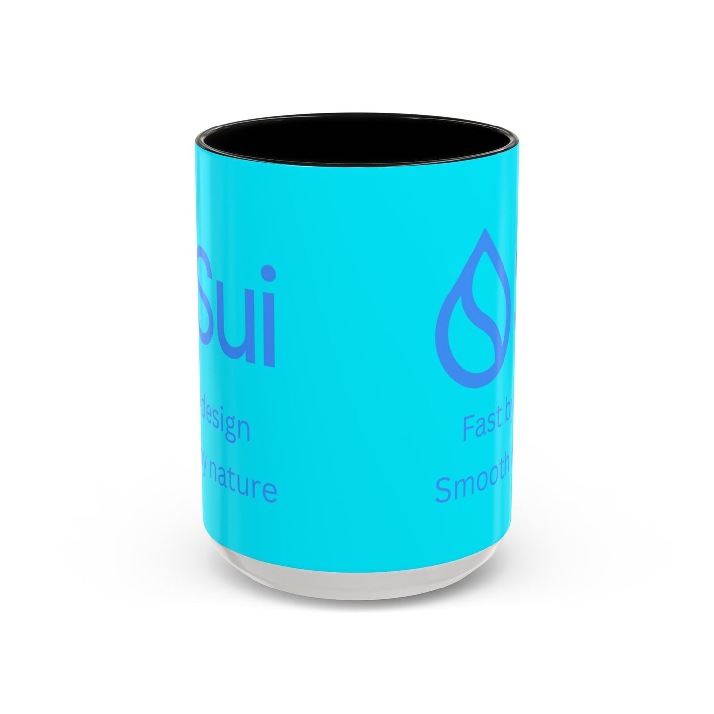 SUI Light Blue Accent Mug by cypherpunkgear.com