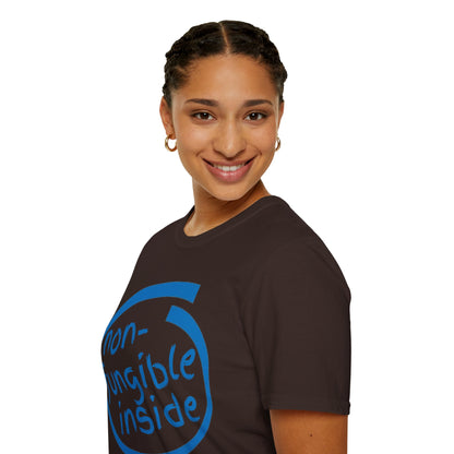 Non-Fungible Inside Dark colors Unisex T-Shirt by cypherpunkgear.com