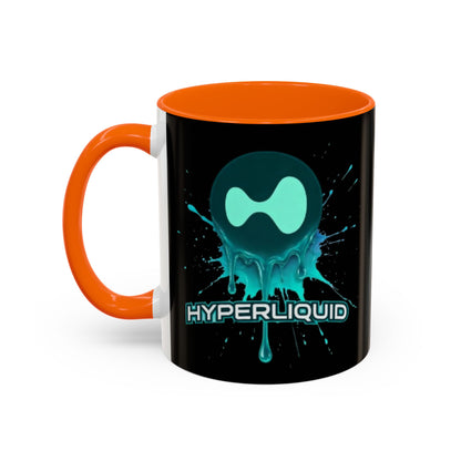 HYPE Drip Black Accent Mug by cypherpunkgear.com