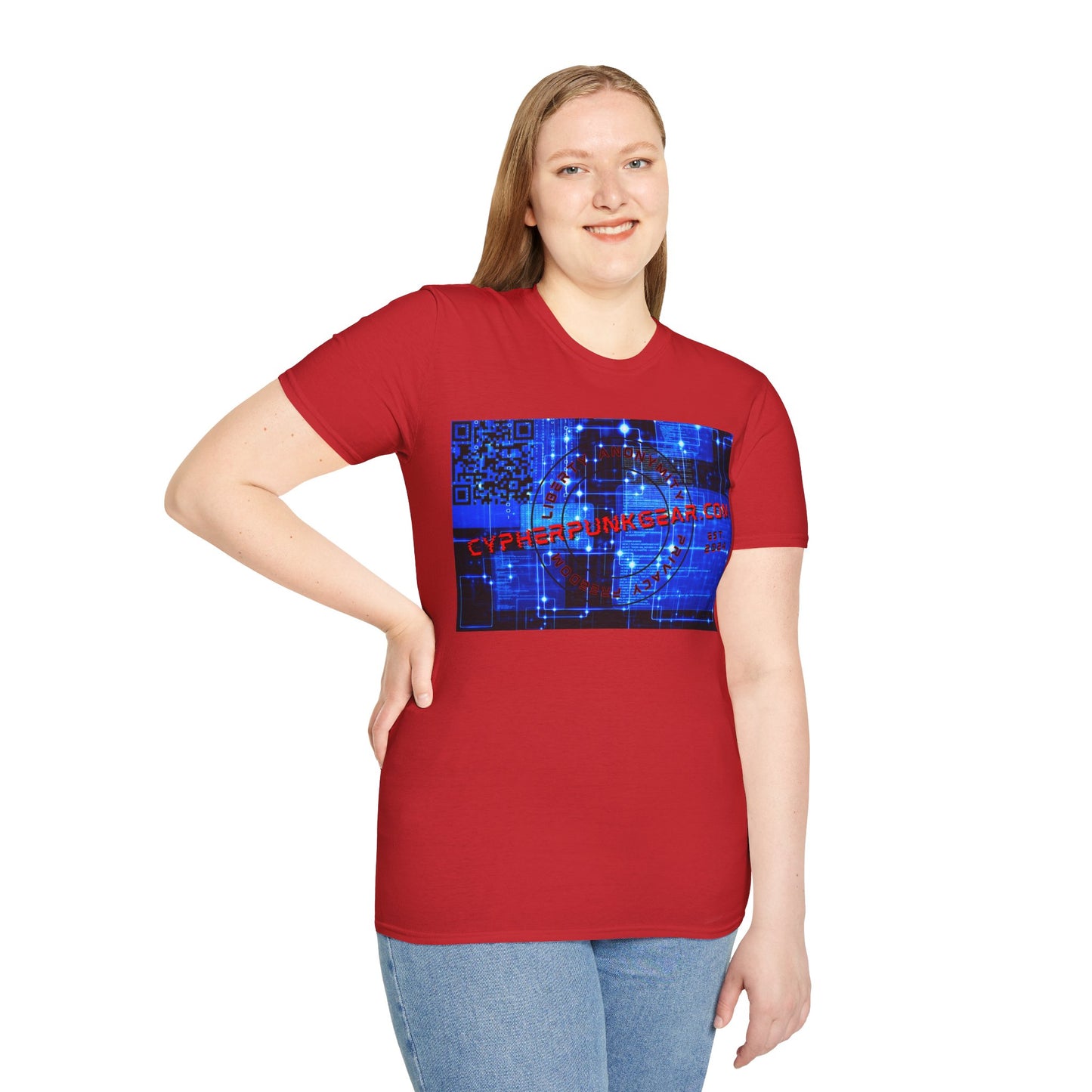 Cypherpunkgear.com logo Light colors Unisex T-Shirt by cypherpunkgear.com