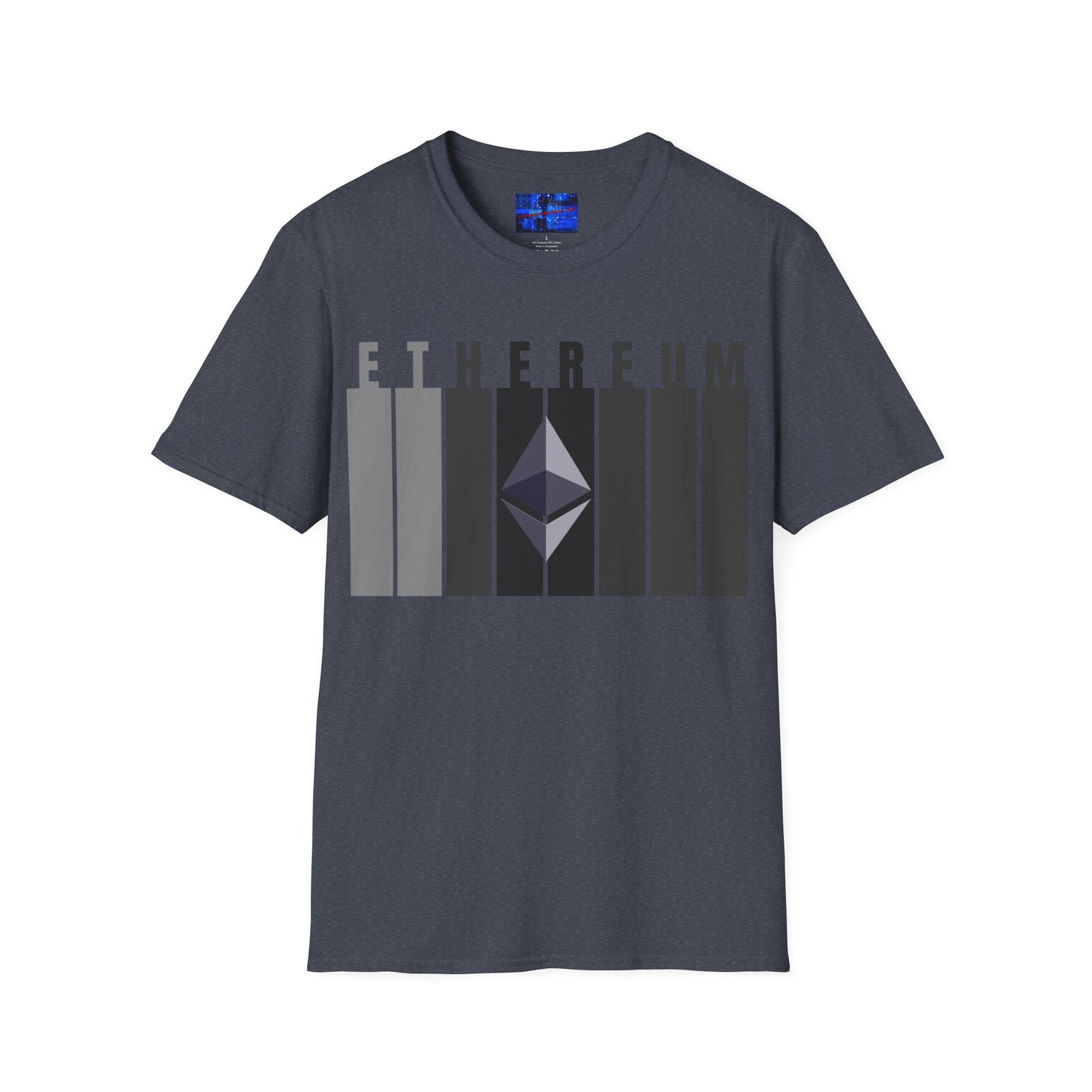 Ethereum (ETH) Dark colors Unisex T-Shirt by cypherpunkgear.com