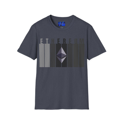 Ethereum (ETH) Dark colors Unisex T-Shirt by cypherpunkgear.com
