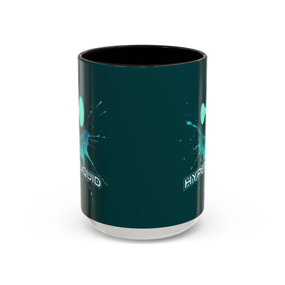 HYPE Drip Dark Hyperliquid Accent Mug by cypherpunkgear.com