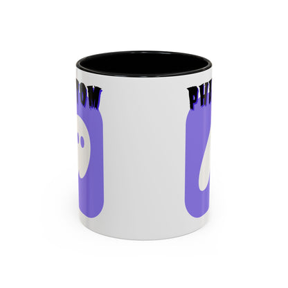 Phantom Hot Wallet White Accent Mug by cypherpunkgear.com