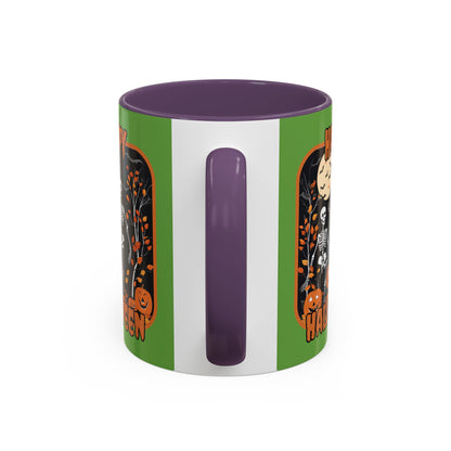 Spooktacular Skeletons of Halloween Accent Mug by CreepyCrafts.boo