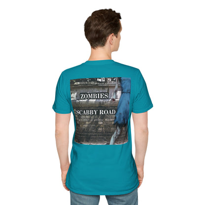 2-sided, Scabby Road Dark colors Unisex T-Shirt by CreepyCrafts.boo