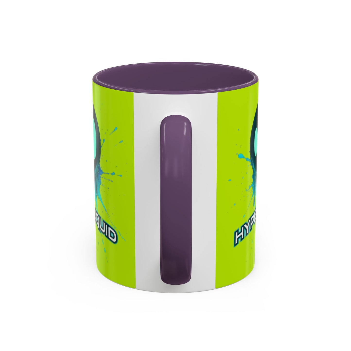 HYPE Drip Yellow Accent Mug by cypherpunkgear.com