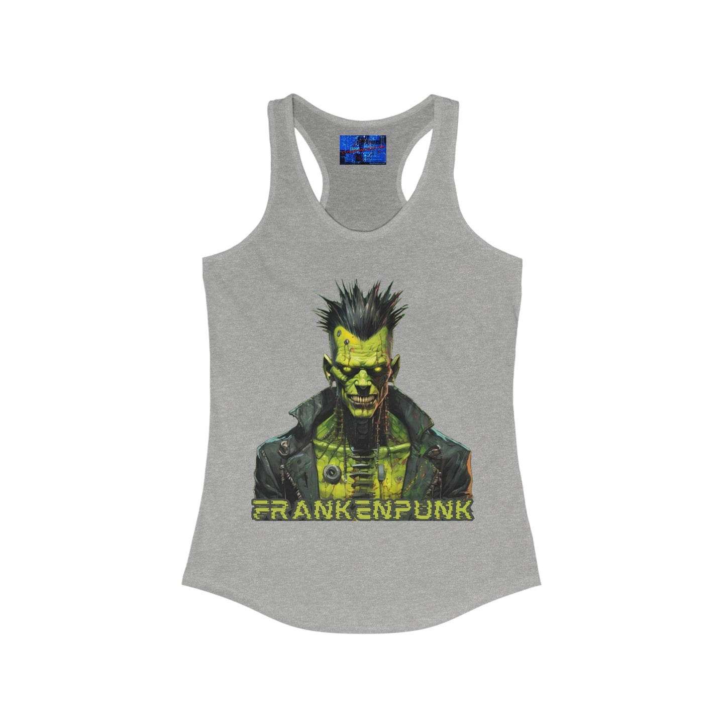 Frankenpunk Women's Racerback Tank Top by cypherpunkgear