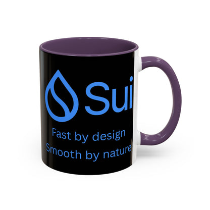 SUI Black Accent Mug by cypherpunkgear.com