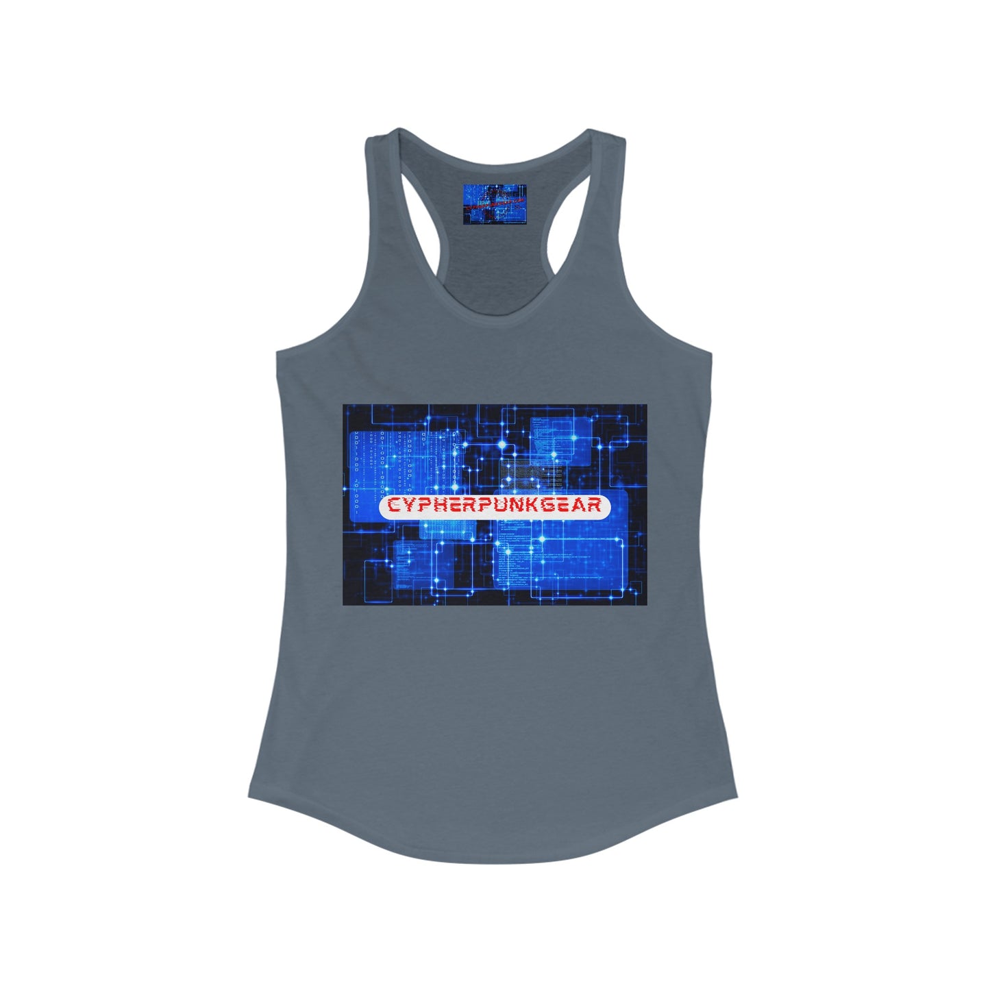 Cypherpunkgear logo Women's Racerback Tank Top by cypherpunkgear