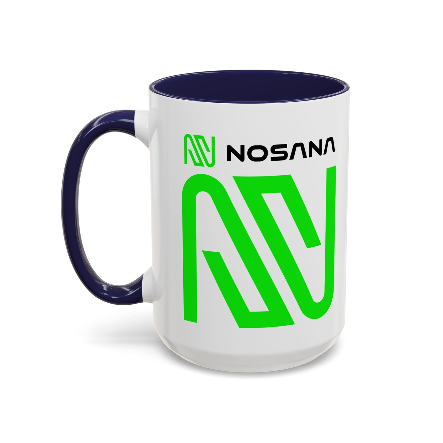 Nosana (NOS) Accent Mug by cypherpunkgear