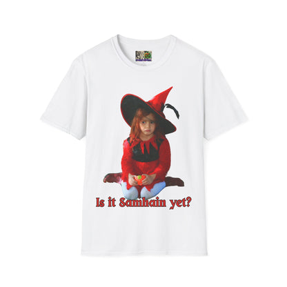 Is it Samhain yet? LTcolors Unisex T-Shirt by CreepyCrafts.boo