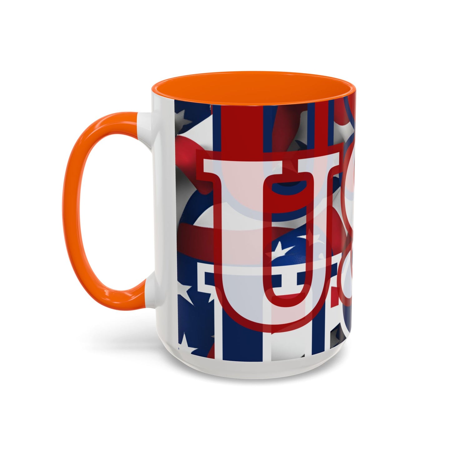 ¡EE.UU! ¡EE.UU! ¡EE.UU! ¡Patriota por cypherpunkgear! Taza de café decorativa (11, 15 oz)