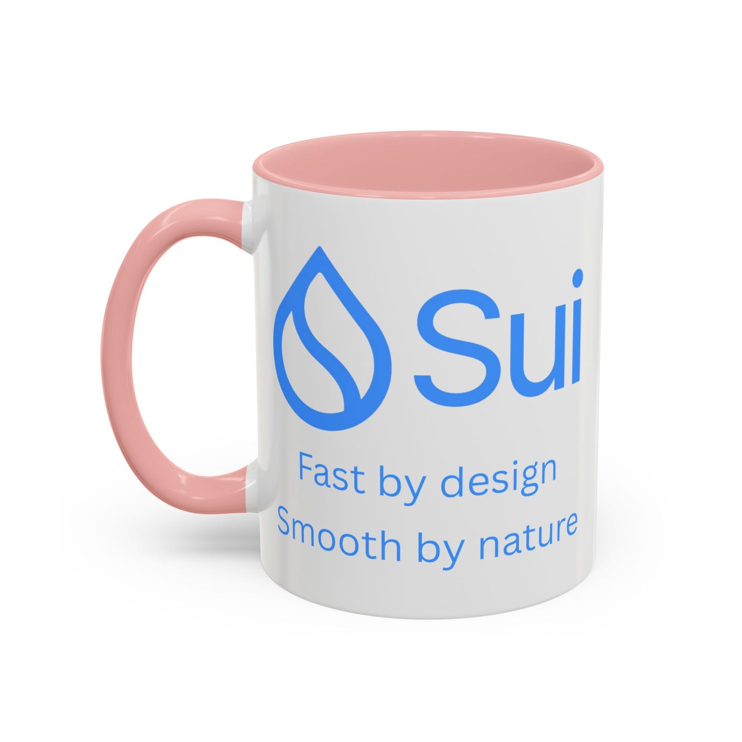 SUI White Accent Mug by cypherpunkgear.com