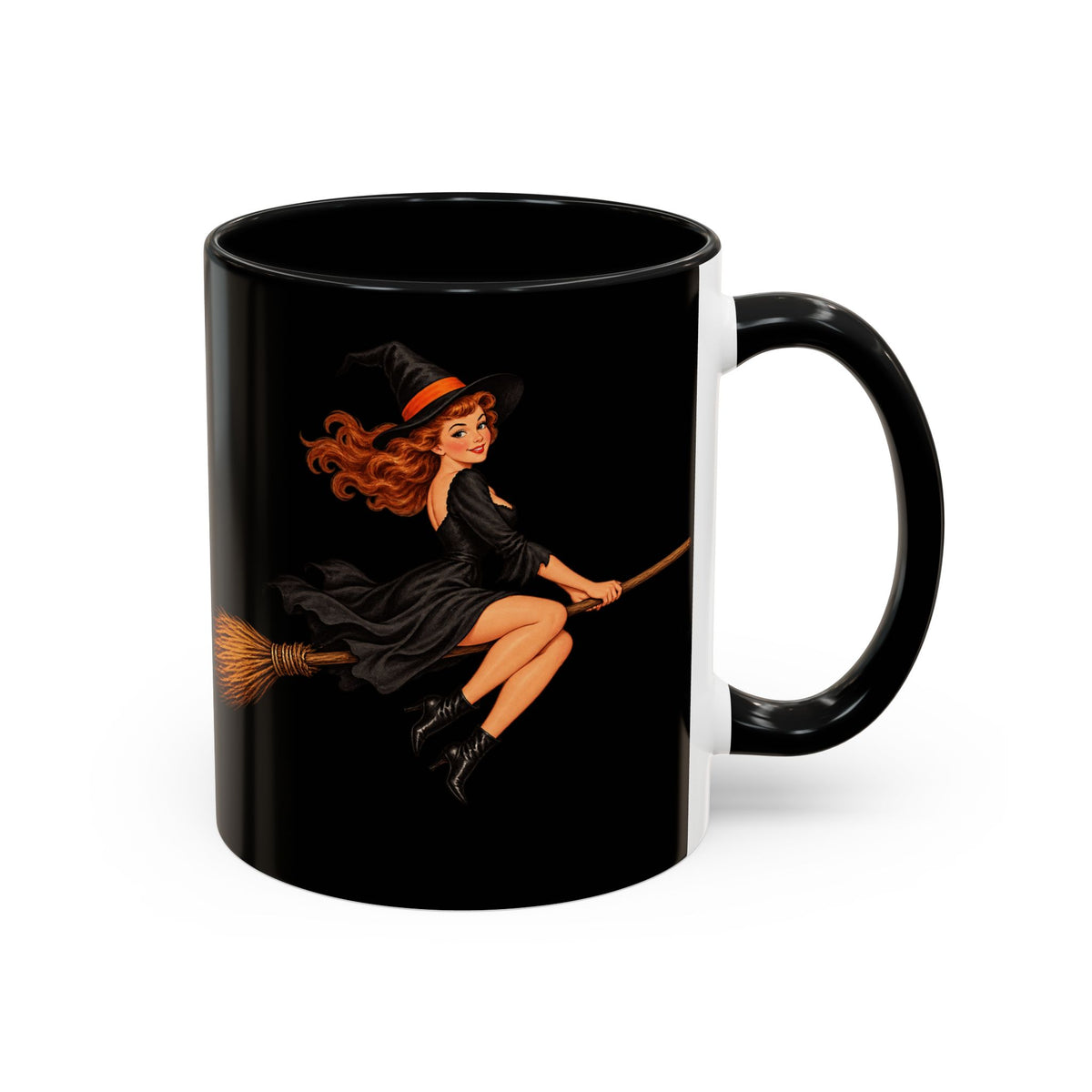 Hazel Hex Black Accent Mug by CreepyCrafts.boo