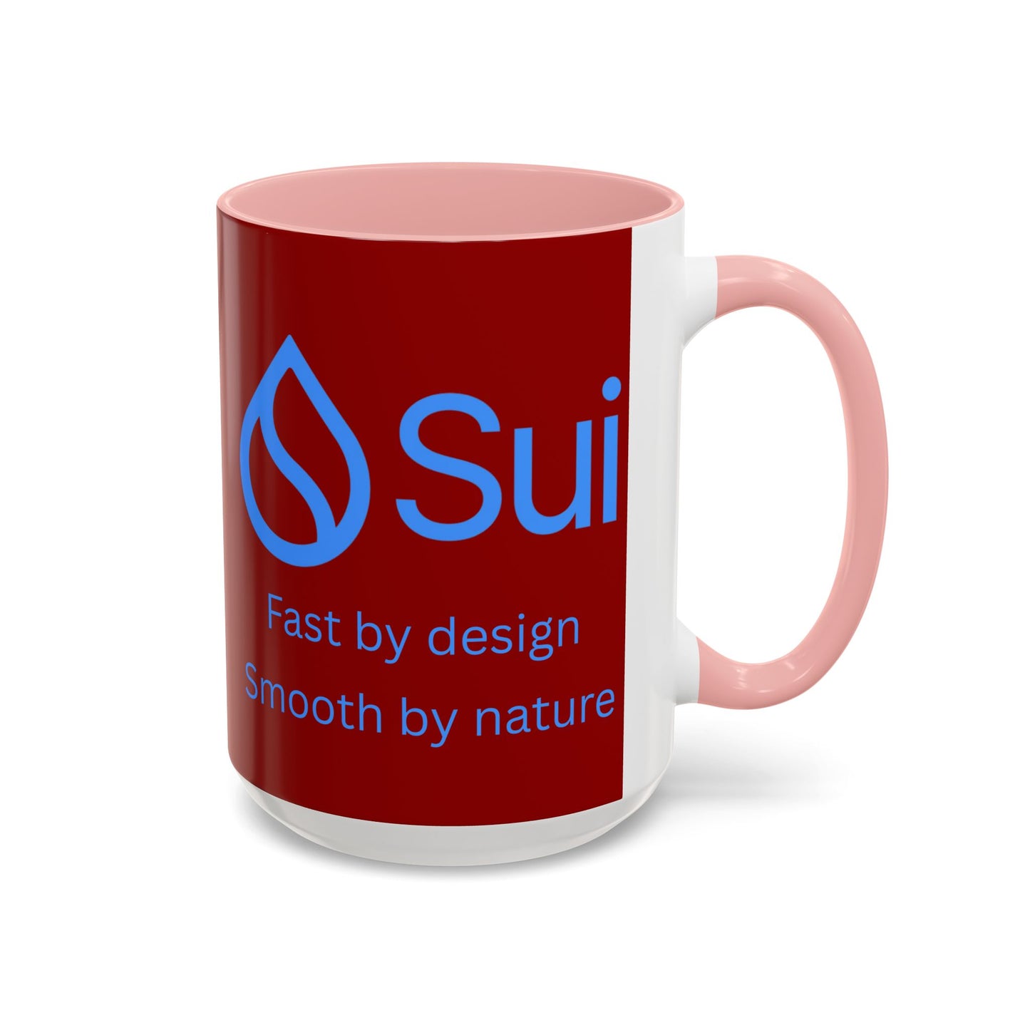 SUI Red Accent Mug by cypherpunkgear.com