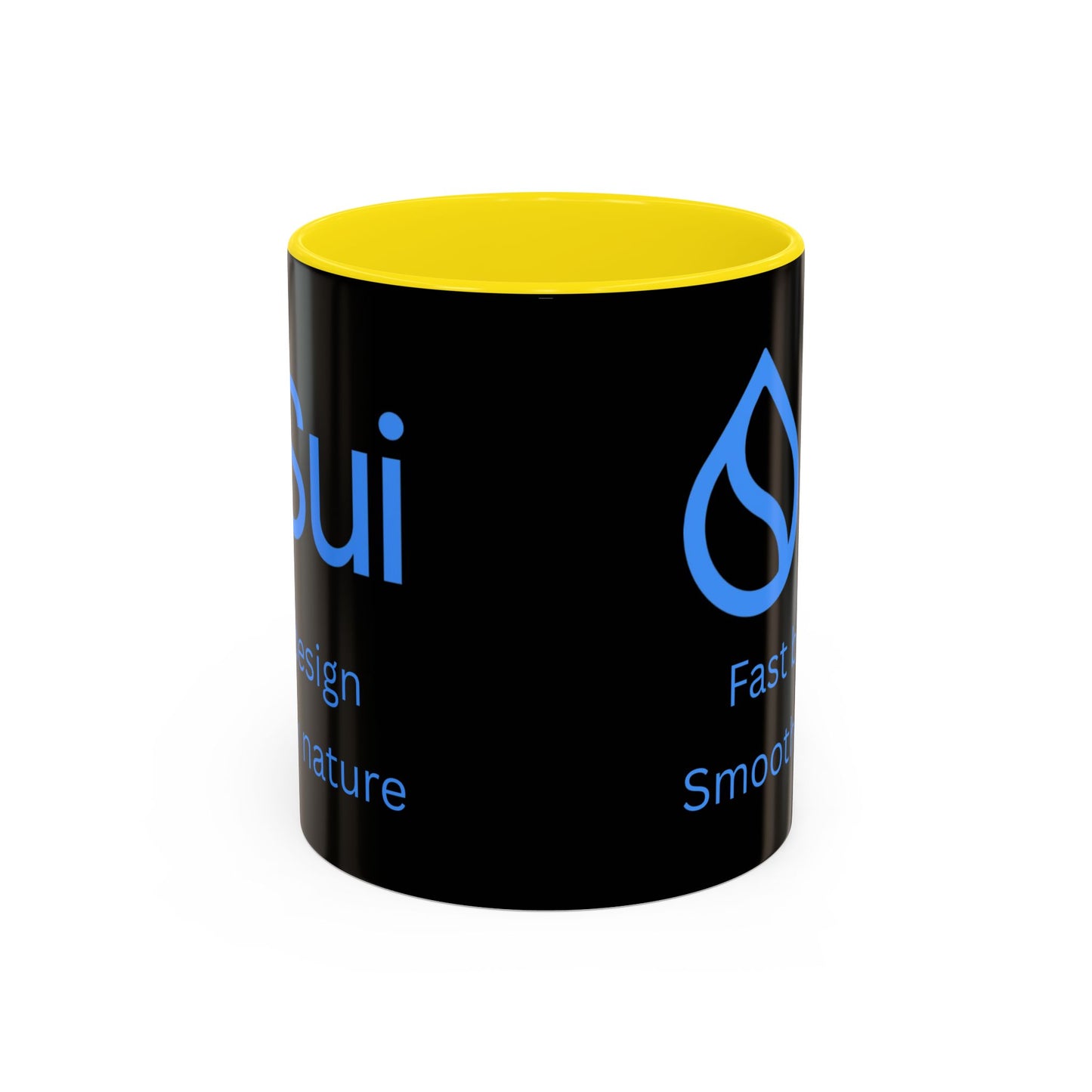 SUI Black Accent Mug by cypherpunkgear.com