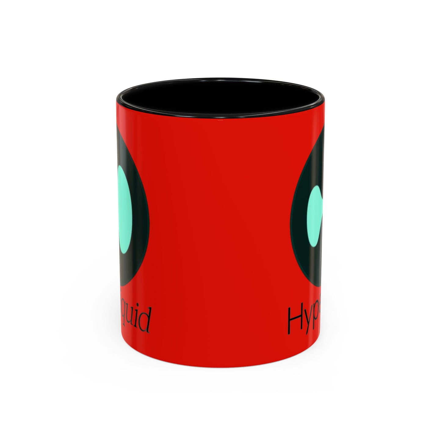 Hyperliquid Black font Red Accent Mug by cypherpunkgear.com