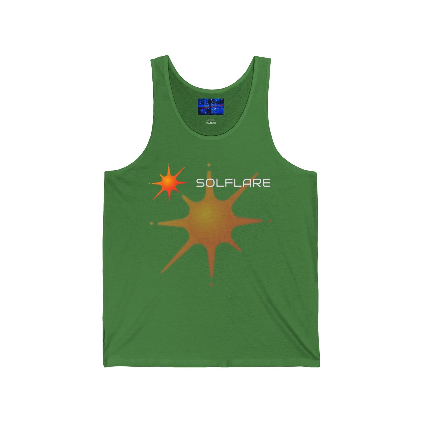 Solflare Unisex Jersey Tank Top by cypherpunkgear