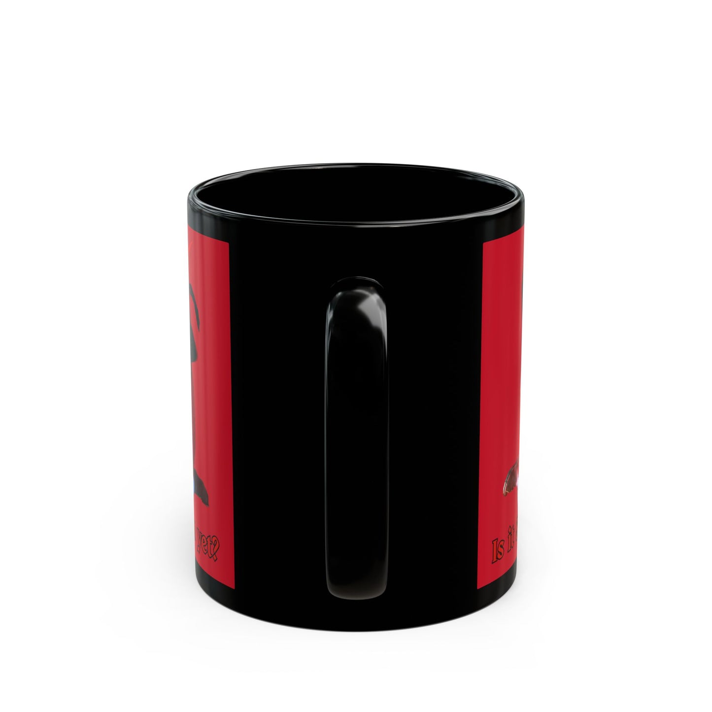 Is it Samhain yet? Red Mug by CreepyCrafts.boo