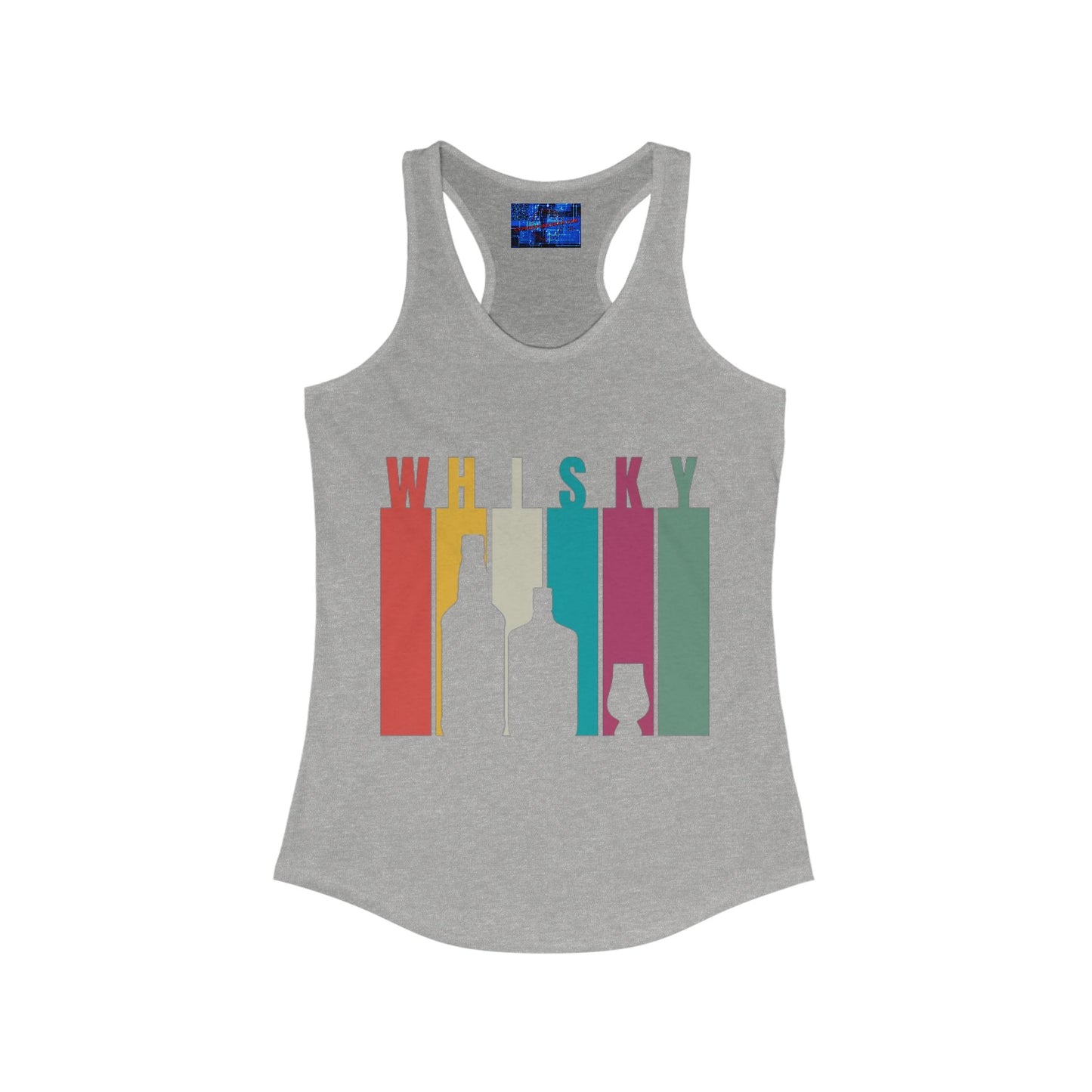 Whisky spelled without an 'e' Women's Racerback Tank Top by cypherpunkgear.com