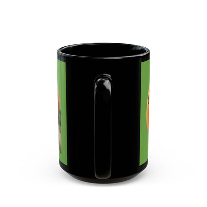 Is It Samhain Yet? Skeleton's Giant Pumpkin Green Mug by CreepyCrafts.boo