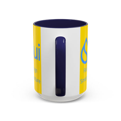 SUI Yellow Accent Mug by cypherpunkgear.com