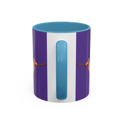 Hazel Hex Purple Accent Mug by CreepyCrafts.boo