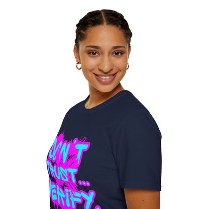 Don't Trust...Verify. Dark colors Unisex T-Shirt by cypherpunkgear.com