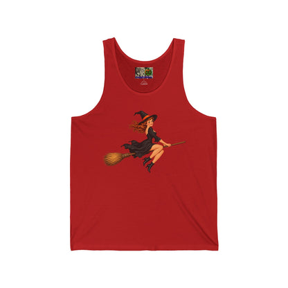 Hazel Hex Unisex Jersey Tank Top by CreepyCrafts.boo