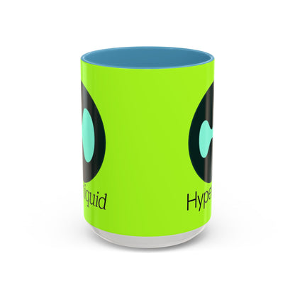 Hyperliquid Black font Green Accent Mug by cypherpunkgear.com