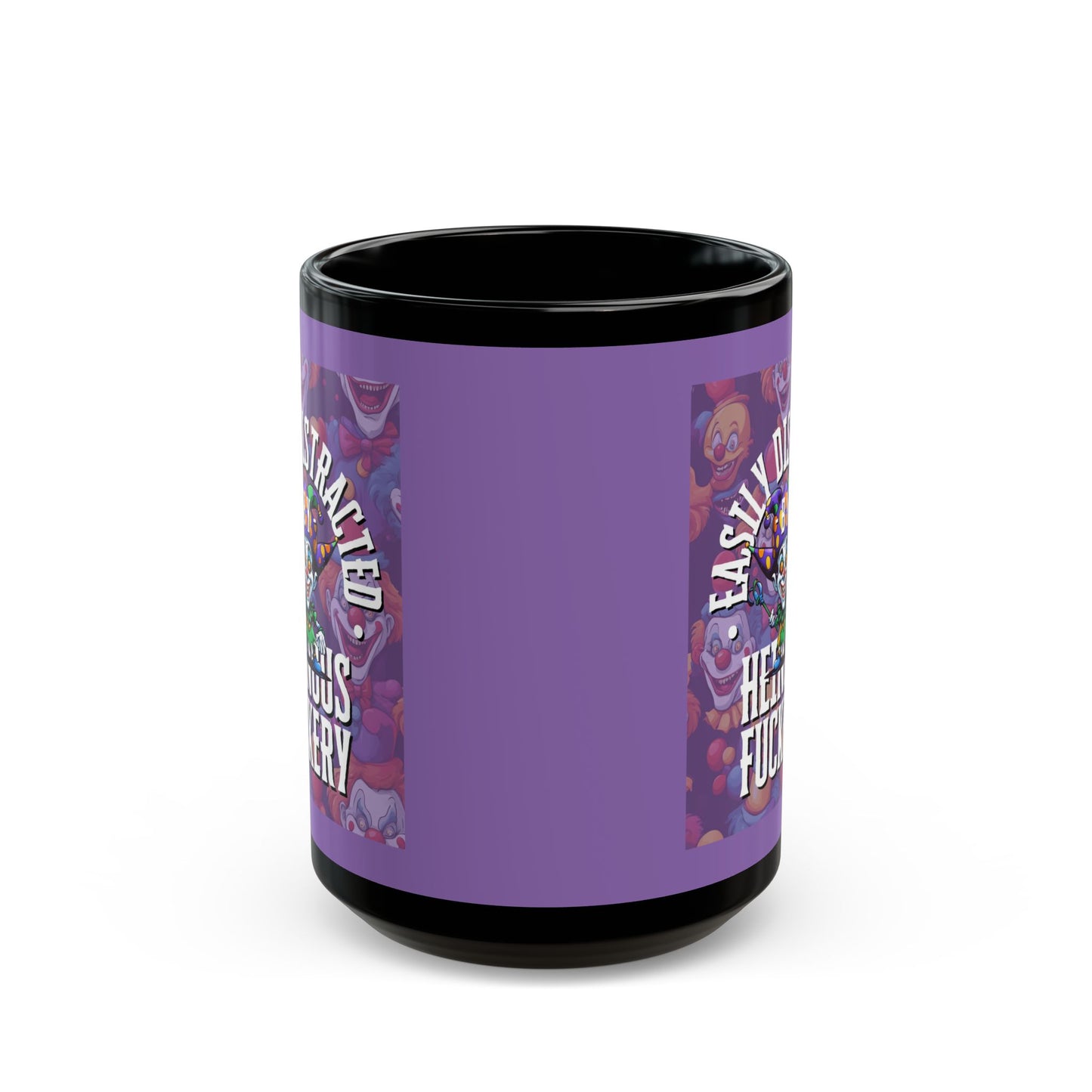 Easily Distracted by Heinous Fuckery Little Jincs Light Purple Mug by cypherpunkgear.com
