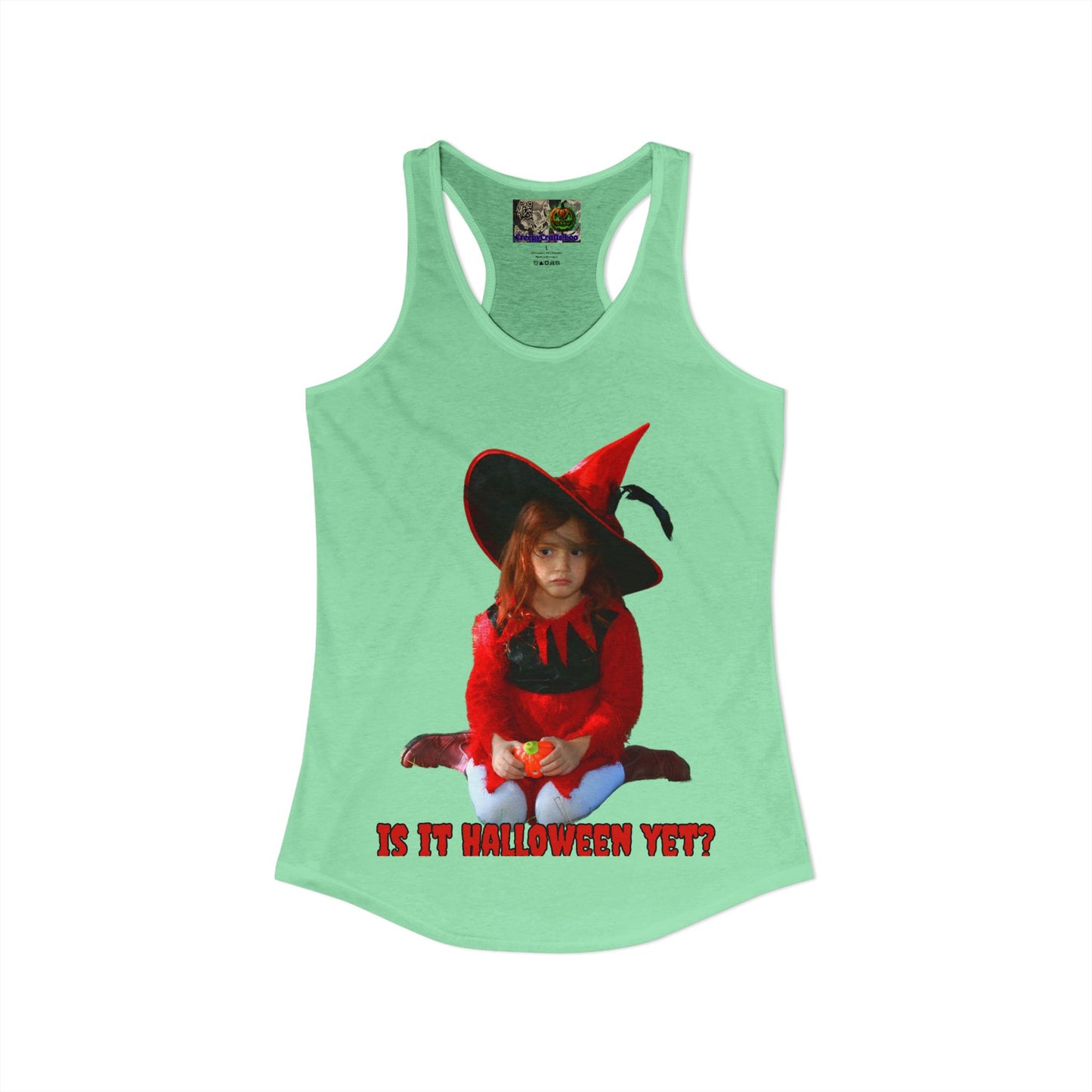 Is it Halloween yet? Women's Racerback Tank Top by CreepyCrafts.boo