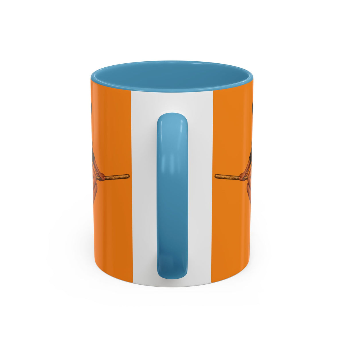 Velvet Vex Orange Accent Mug by CreepyCrafts.boo