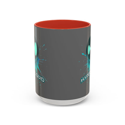 HYPE Drip Grey Accent Mug by cypherpunkgear.com
