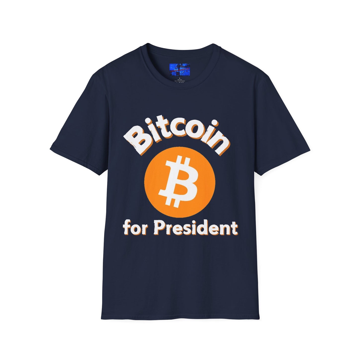 Bitcoin (BTC) for President DKcolors Unisex T-Shirt by cypherpunkgear