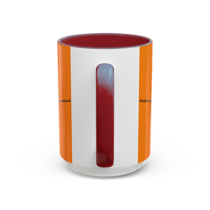 Hazel Hex Orange Accent Mug by CreepyCrafts.boo