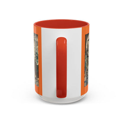 Yōkai Happy Halloween Orange Accent Mug by CreepyCrafts.boo