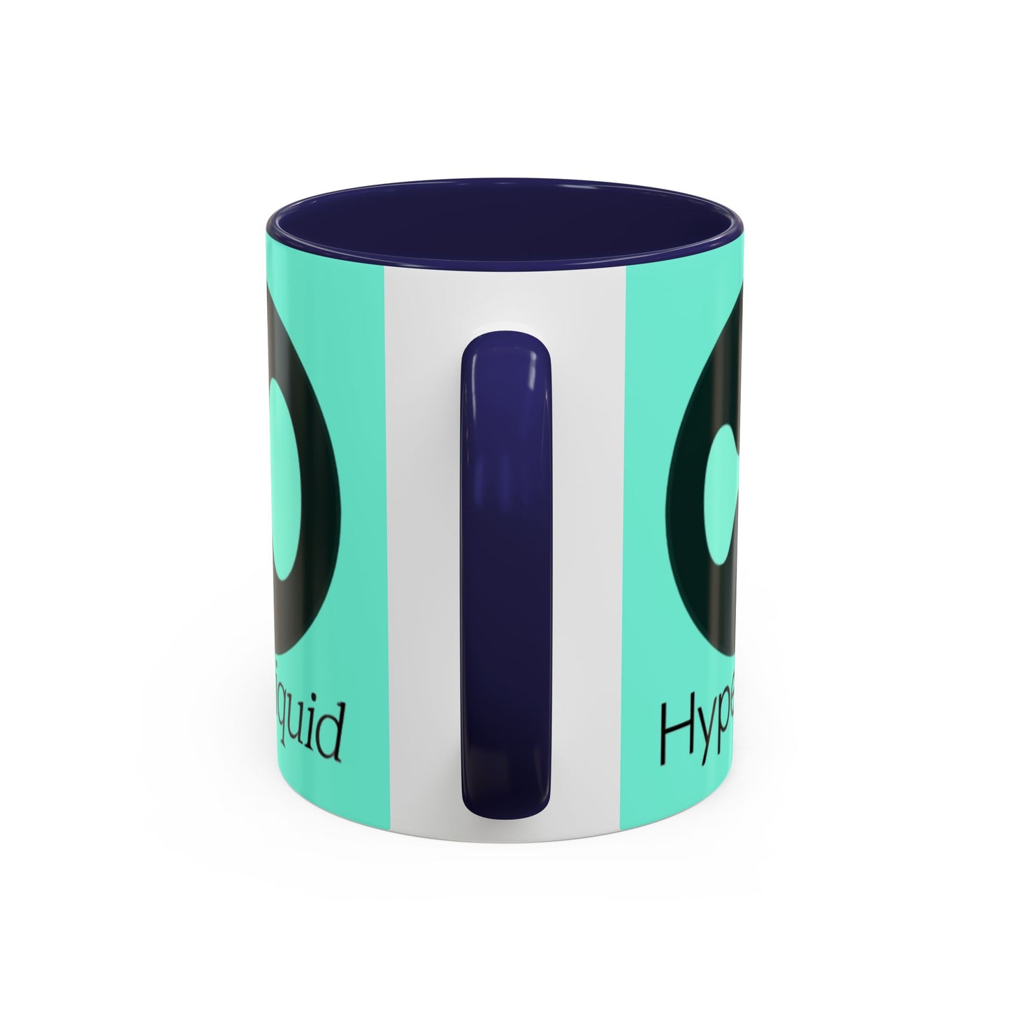 Hyperliquid Black font Light Hyperliquid Accent Mug by cypherpunkgear.com