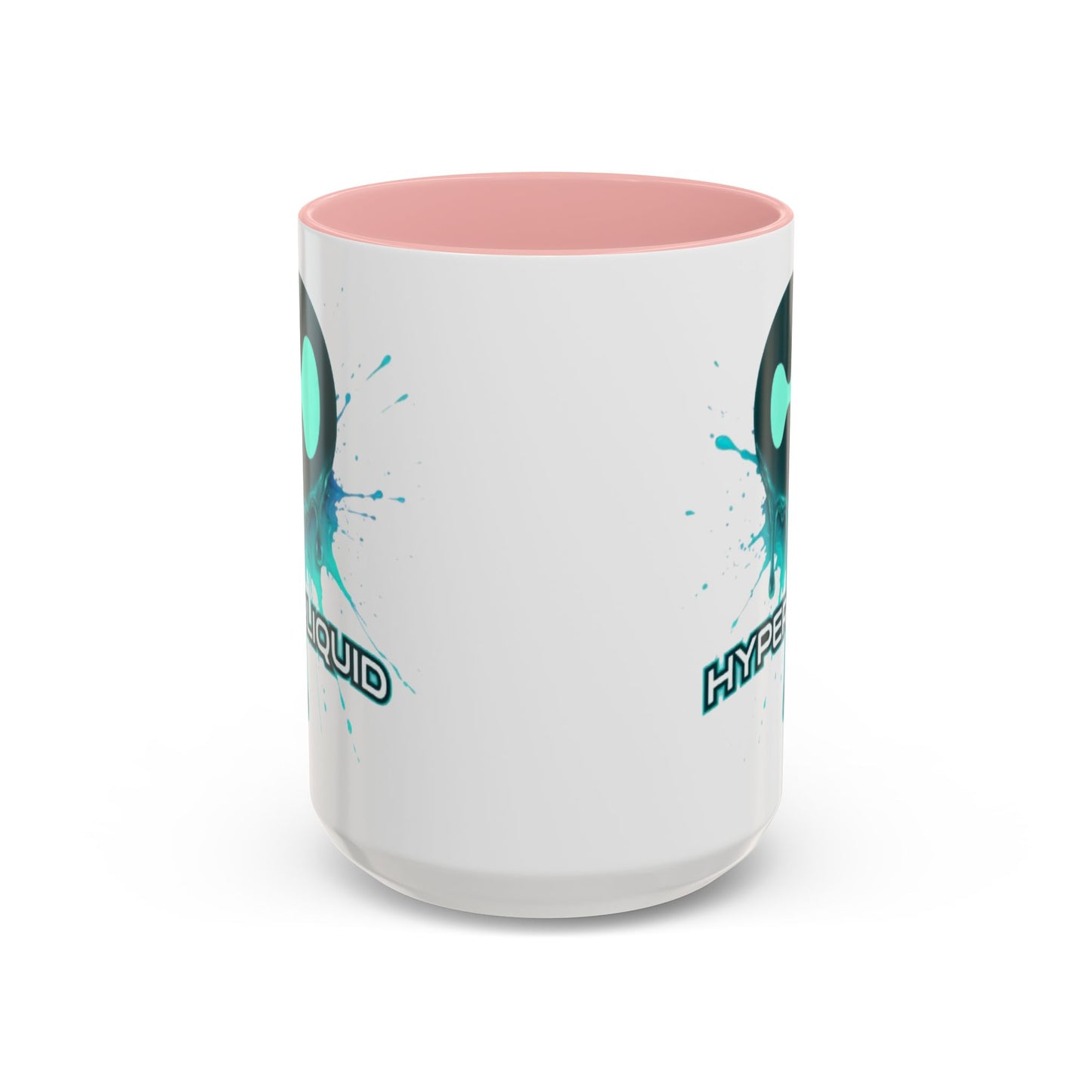 HYPE Drip White Accent Mug by cypherpunkgear.com