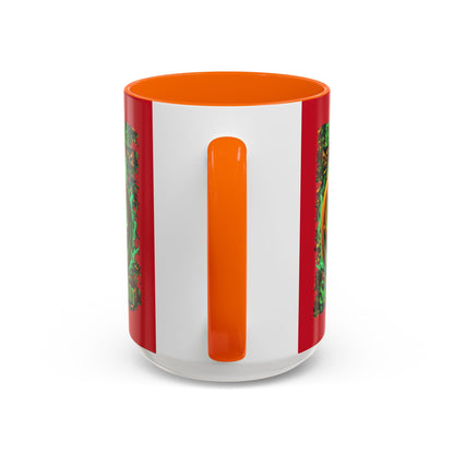 Blessed Samhain Green Jack Red Accent Mug by CreepyCrafts.boo