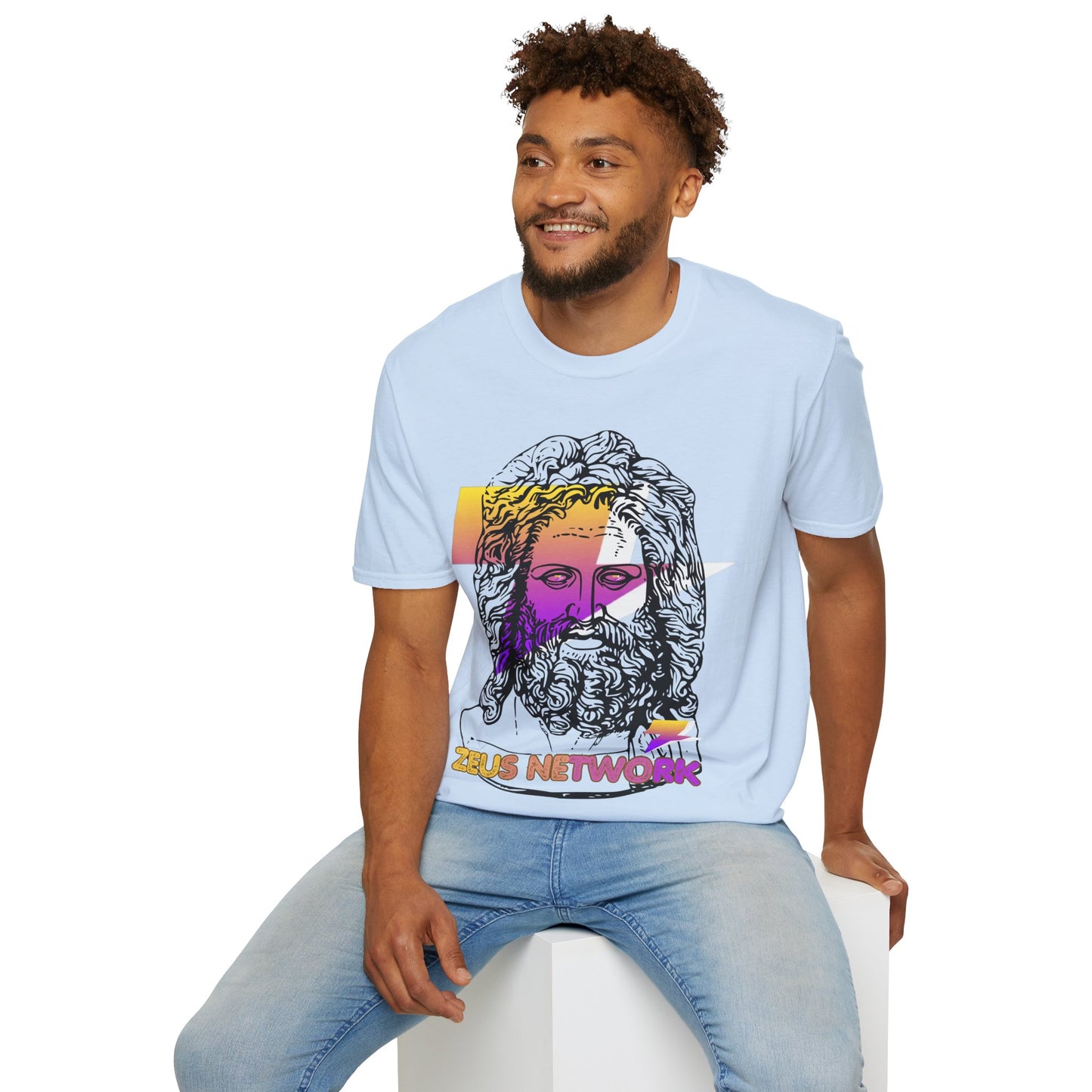 Zeus Network Light colors Unisex T-Shirt by cypherpunkgear.com