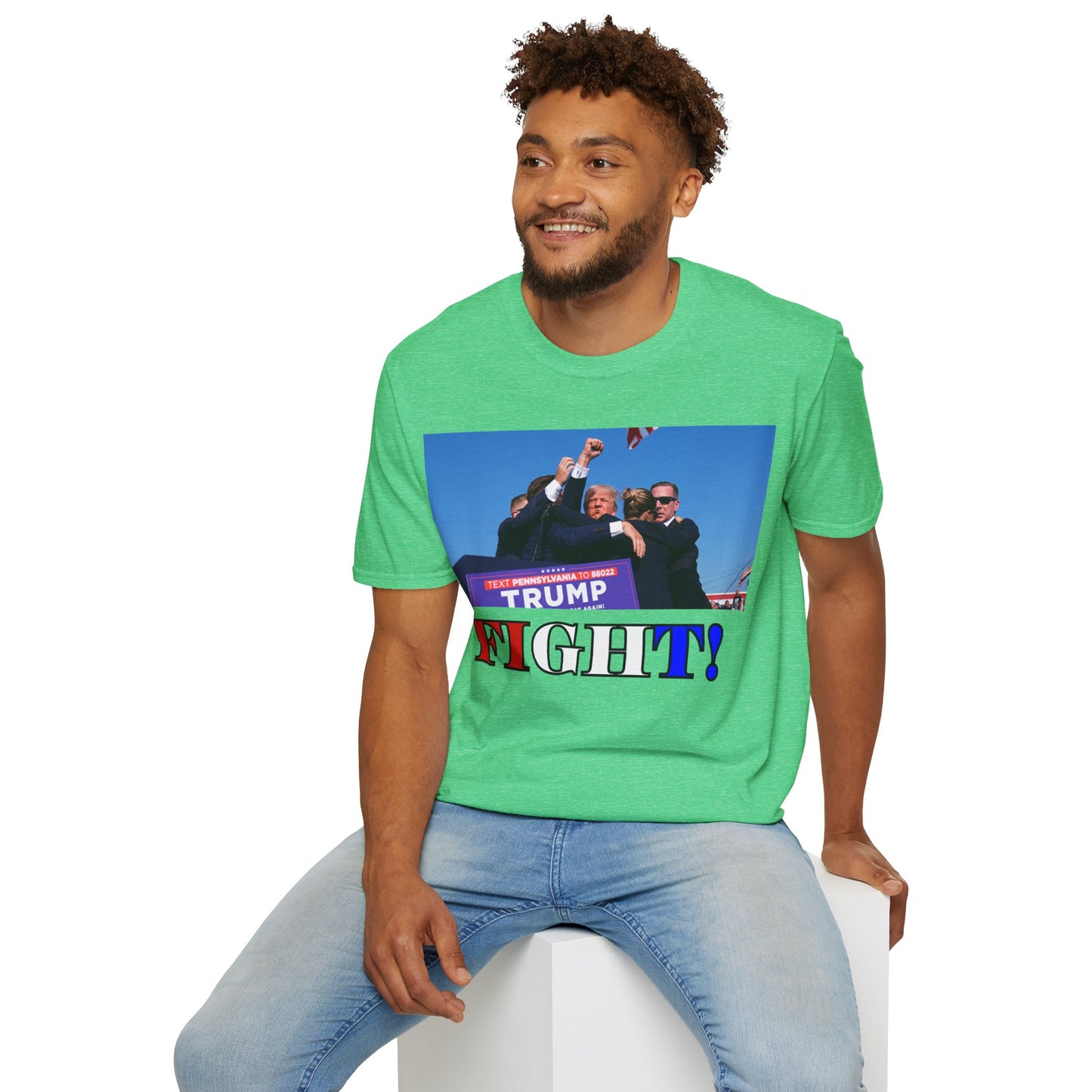 Fight! DKcolors Unisex T-Shirt by cypherpunkgear